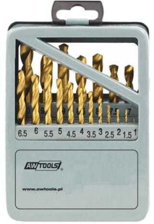 AWTOOLS HSS-G TITAN-METALLBOHRER-SET 25-tlg. /1,0-13,0 mm/