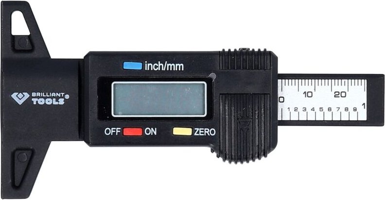 Brilliant Tools - Digitaler-Tiefenmessschieber, 0 - 25 mm