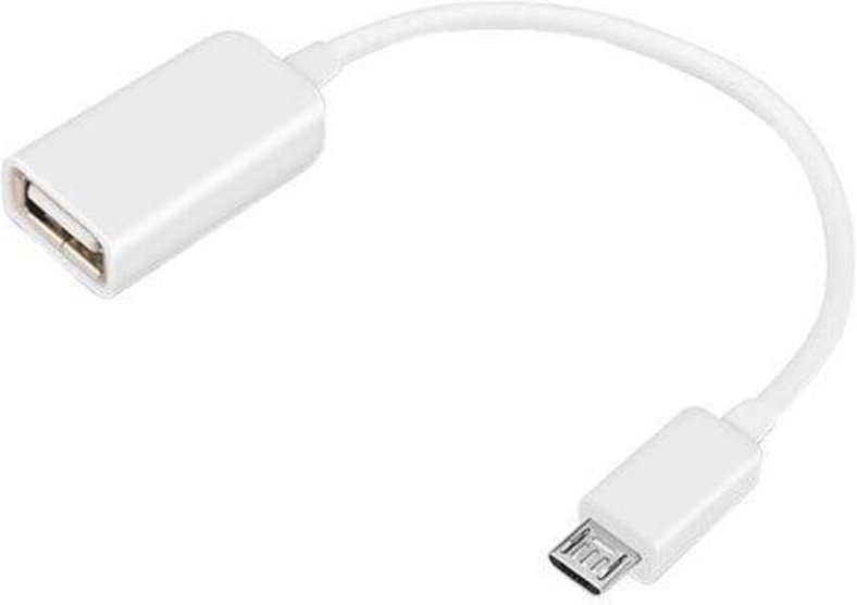 Usb zu micro usb kabel - integrierter otg adapter - wei