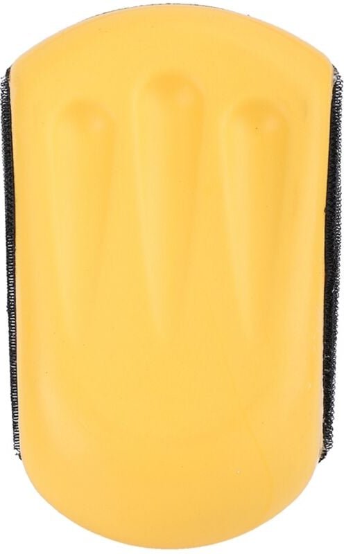 Schleifklotz, weicher PU-Schaum-Schleifklotz, elastisch, Klettverschluss, mittlere Größe, ergonomisches Handschleifwerkz...