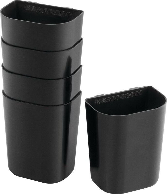 Universalbehälter für Lochwand, 90x75x50 mm, 5Stk.