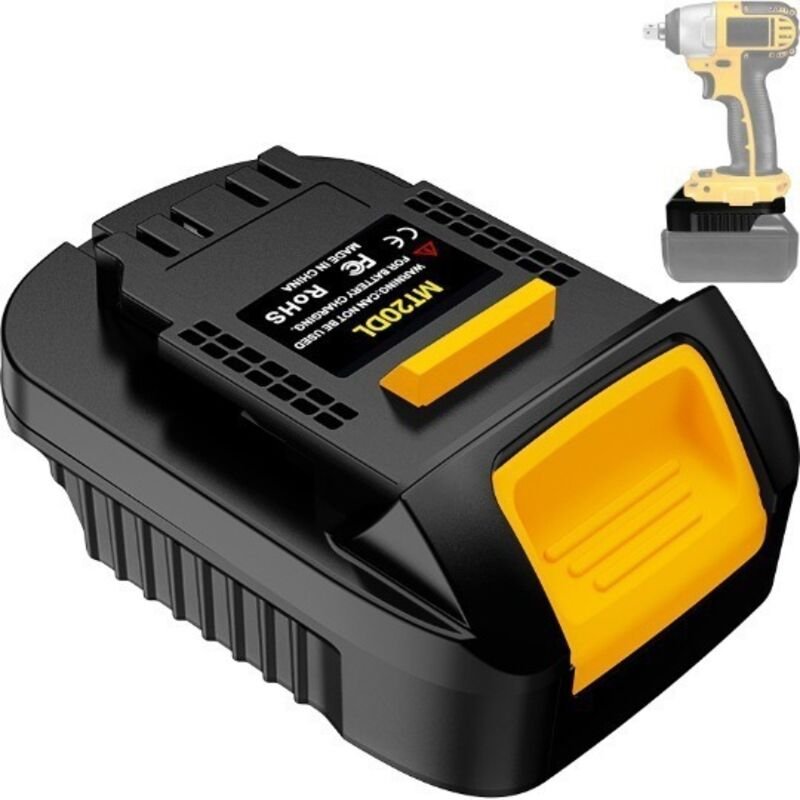 MT20DL Akkuadapter für Makita 18V Ersatzakku für Dewalt 20V Lithium-Akku-Werkzeuge für Makita BL1820, BL1850, BL1860