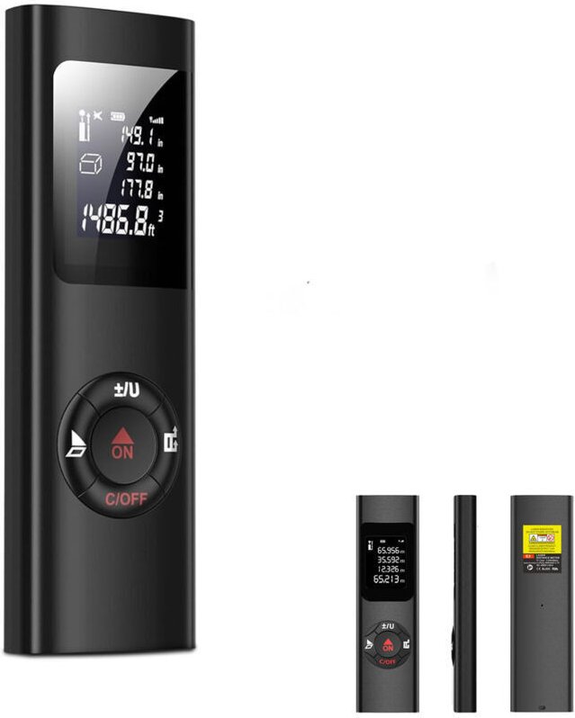 Hochpräziser 40-Meter-Laser-Entfernungsmesser, Infrarot-Messgerät, tragbares digitales Messlineal, handliches Heimwerker...