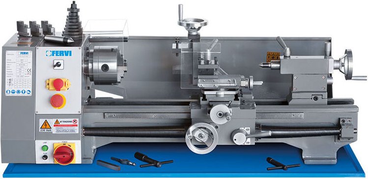 Metalldrehmaschine drehmaschine drehbank fräsaufsatz höhensupport Fervi 0657