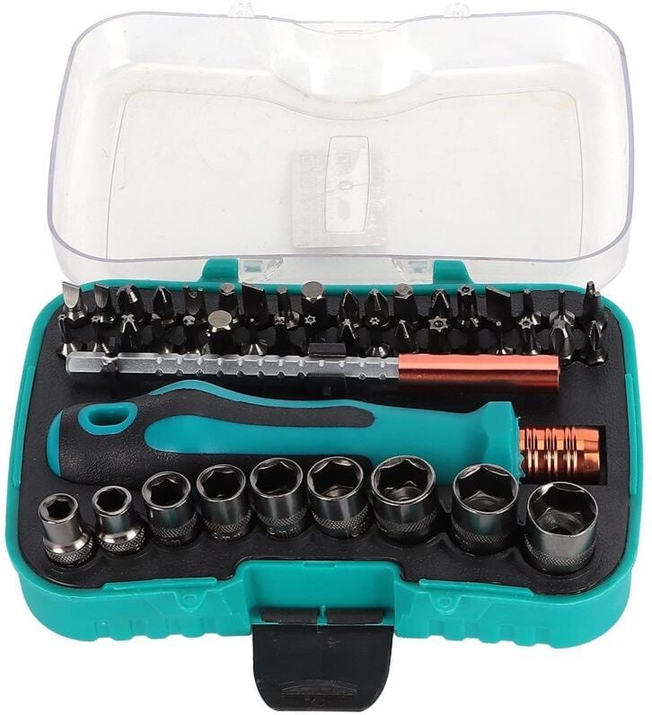 Präzisions-Schraubendreherbit-Set, magnetisches Schraubendreherbit-Set mit isoliertem Griff, geeignet für die Reparatur ...