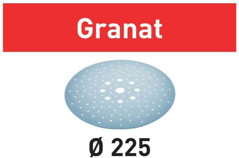 FESTOOL Schleifmittel Granat D225 P100 GR/25 - 205656