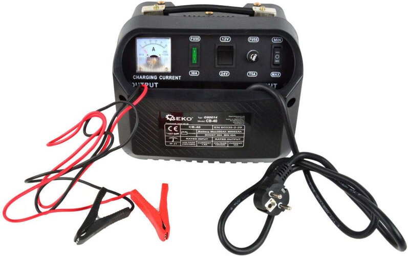 CB40 Auto Batterie Ladegerät 12V Und 24V Mit Sicherung