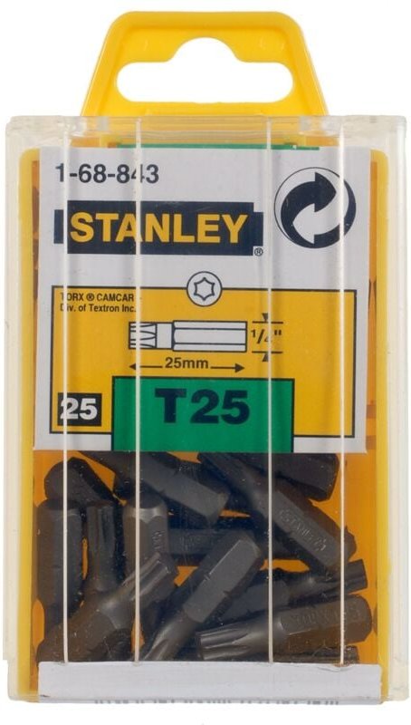 Torx-Schraubbit t25 25mm - 25Stück - 1-68-843