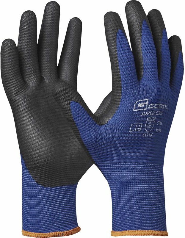 Schutzhandschuh Super Grip Arbeitshandschuh Größe 9 1 Paar - Gebol