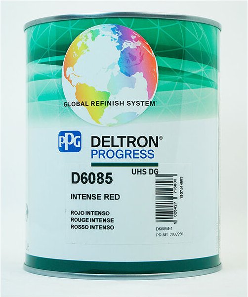 Ppg Deltron D6085 Uhs Intense Red 1 Liter