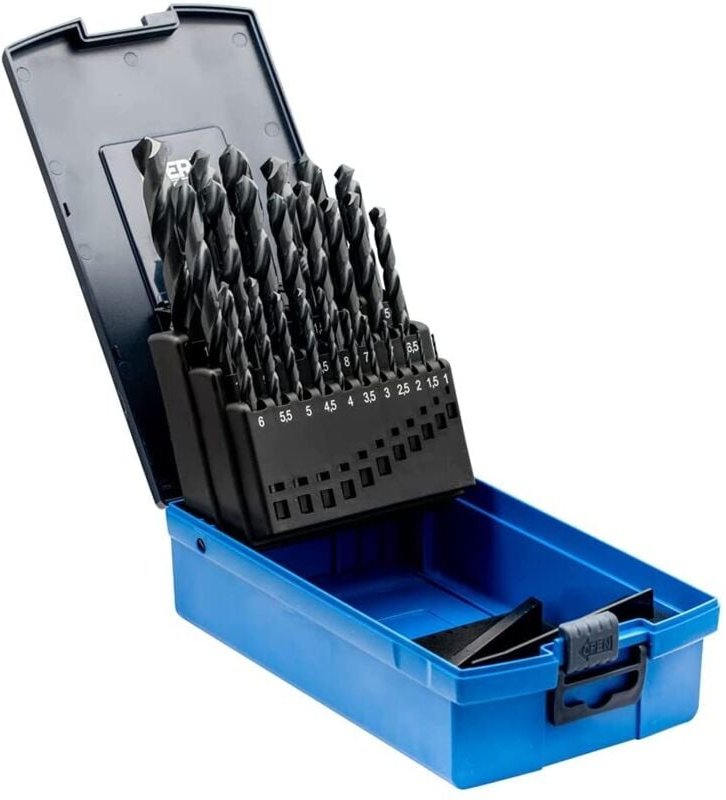 25203702 Stahl Metall-Spiralbohrer-Set 25teilig 1 St. - Pferd