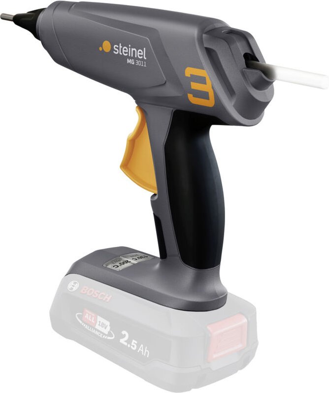 MobileGlue 3011 Akkubetriebene Heißklebepistole mit einem Durchmesser von de ø 11 mm, 2 Temperaturstufen de und kompatib...