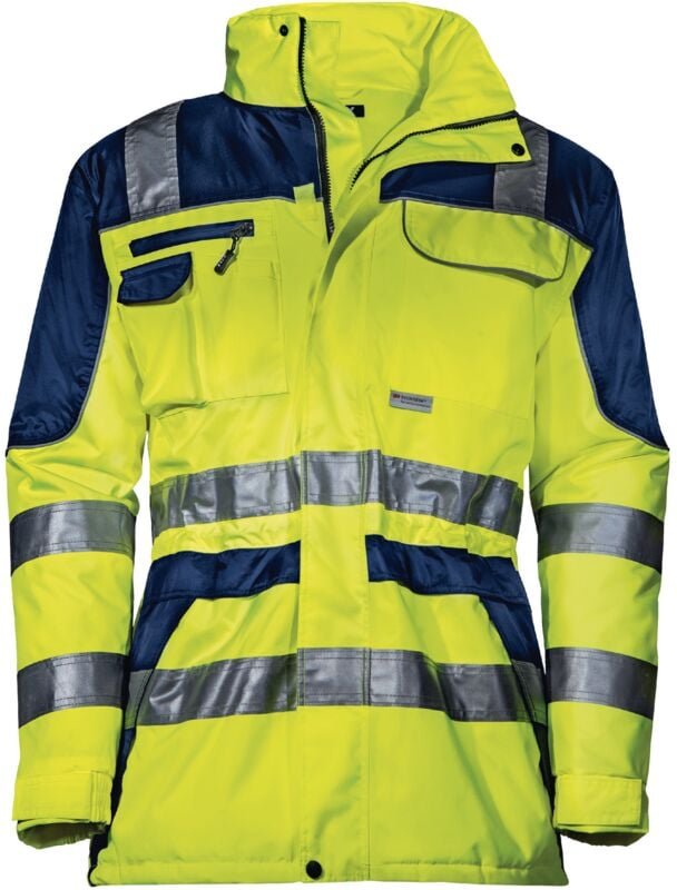 Uvex Construction Protection Flash Herren-Arbeitsjacke - Warngelbe Männer-Sicherheitsjacke - Sehr gute Thermoisolierung:...