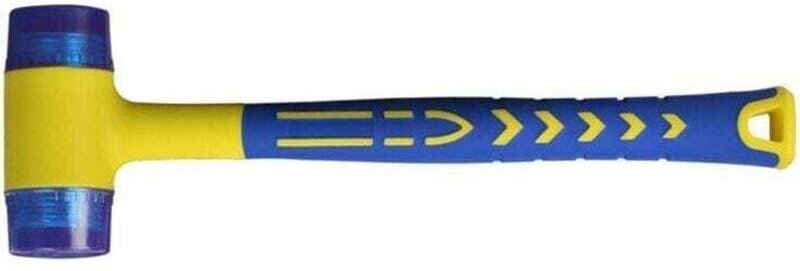 Tigrezy Gummihammer, XU, Gummihammer mit rutschfestem Fiberglasgriff, mit doppelseitiger, weicher Schneide - KZQ