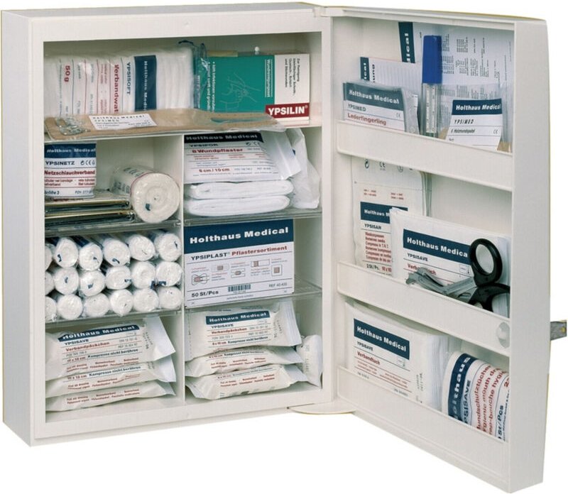 Verbandschrank Famulus, weiß