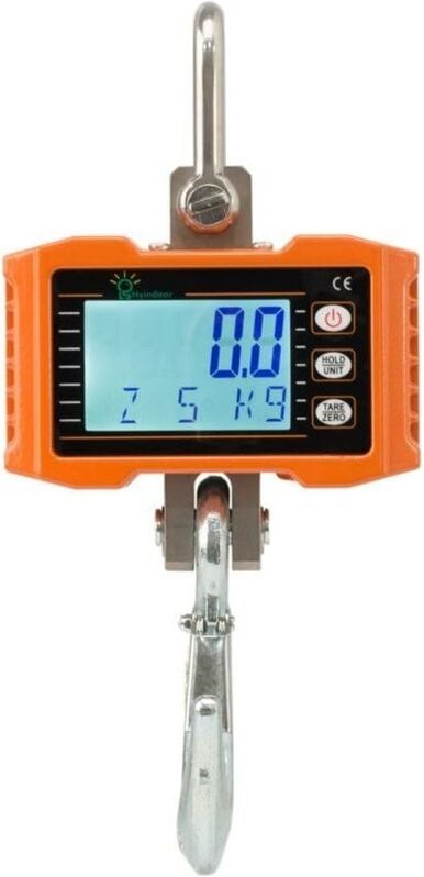 Industrielle elektronische Kranwaage mit digitalem Haken (1000 kg / 2000 lb)
