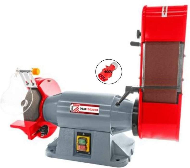 Kombinierte bandschleifmaschine und kipprad Holzmann DSM100200B 400V