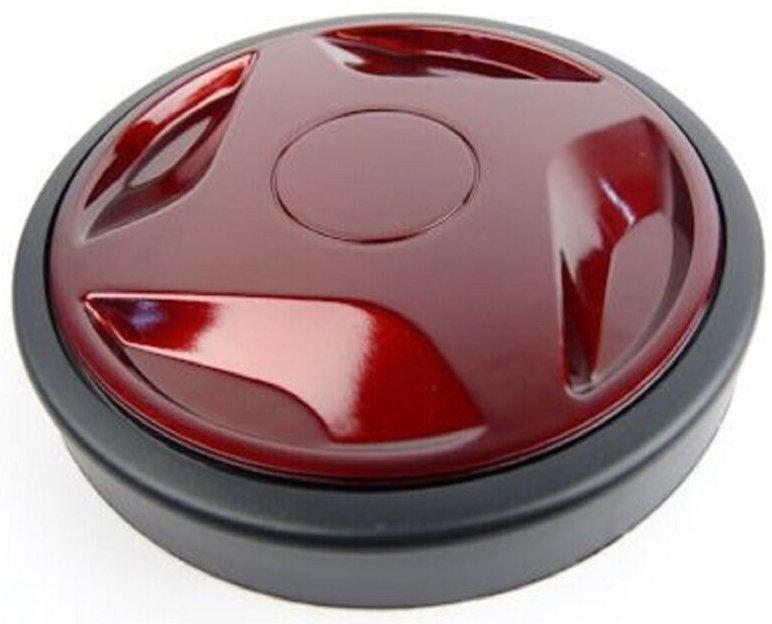 Ersatzteil - Rad + Zierkappe rot - - ROWENTA