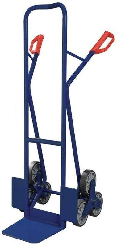 Treppenkarre Höhe 1300 mm Schaufel-Gr. L250xB320mm Stahlrohr 3armiger Radstern