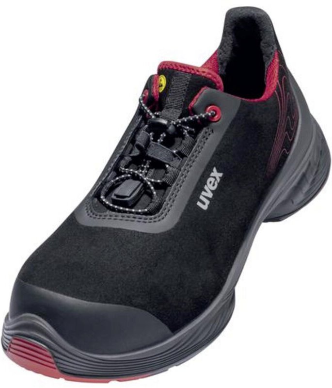 uvex 1 G2 Halbschuhe S3 schwarz, rot Weite 11 Gr. 49
