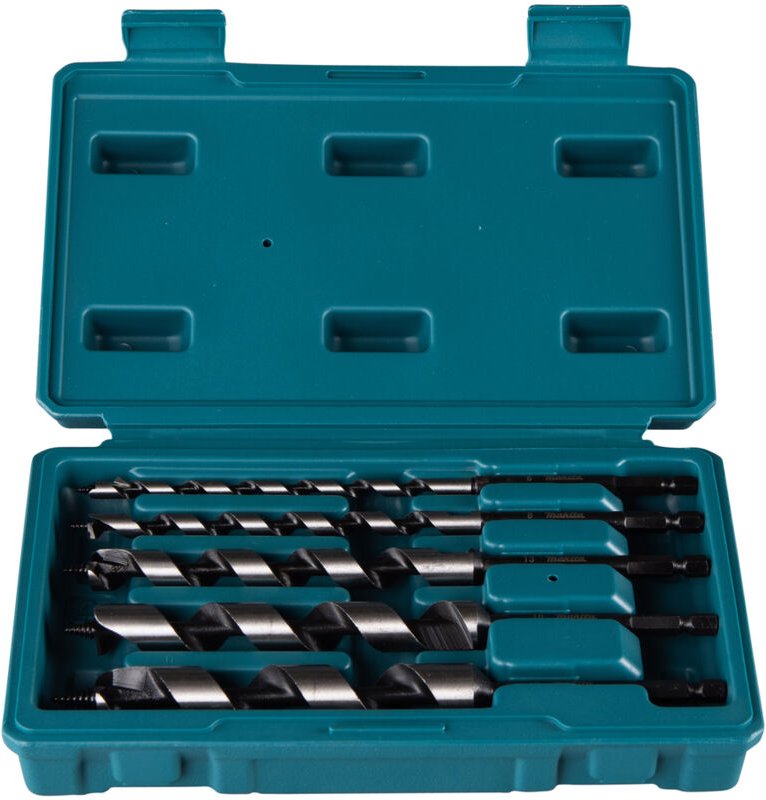 Schlangenbohrer-Set 200 mm mit 1/4' Aufnahme, D-75677 - Makita