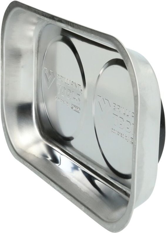 Brilliant Tools - Magnetisches Tablett / Schale aus Edelstahl, 140 x 240 mm