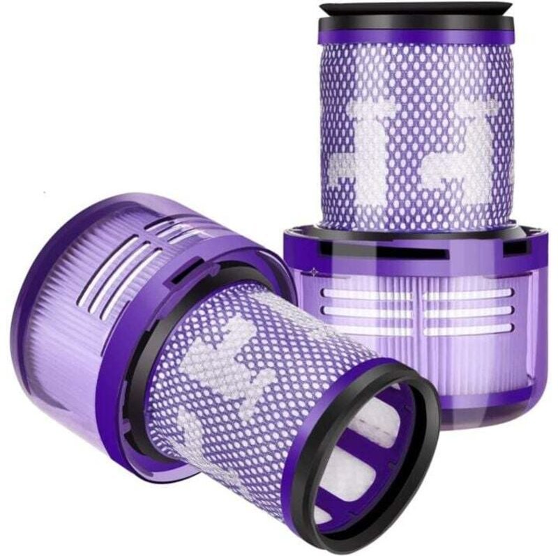 2er-Pack Ersatzfilter für Dyson V12 Slim Absolute Extra/Total Clean/Fluffy Staubsauger, Staubsaugerzubehör für die Haush...