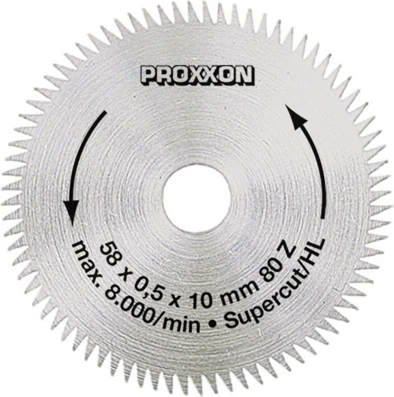 Proxxon - Kreissägeblatt 'Super-Cut', 58 mm (80 Zähne) - 28014