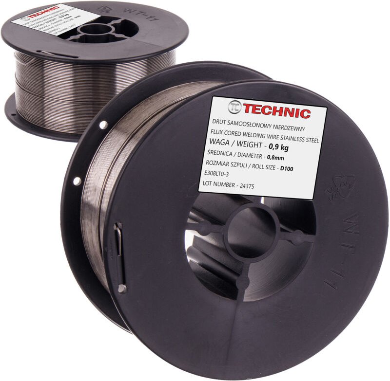 Selbstabschirmender rostfreier Schweißdraht, 0,8 mm, 0,9 kg, zum Schweißen