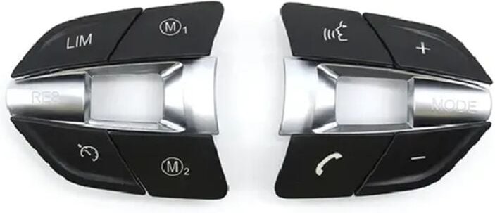 Tlily - Auto-Lenkrad-Knopf- für F10 F11 F30 F31 F34 F01 F02 F07 F06 F12 F25 F26 F15 F16 M2 M3 (b)