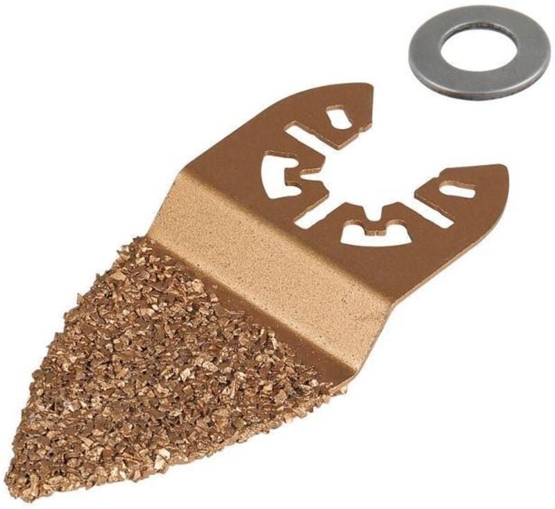 Wolfcraft - Fingerraspel Dreieck 35 mm Hartmetall für Vibrationssägen Multisägen