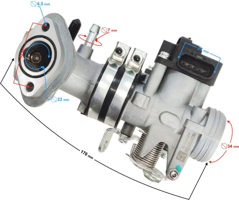 Drosselklappe (Schrittmotor und TPS-Einstellung) B-max