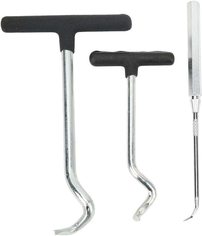 Extracteur de Joints Toriques 3 Pièces Poignée Souple Acier Outil Extraction Huile Moteur Voiture SUV Camion