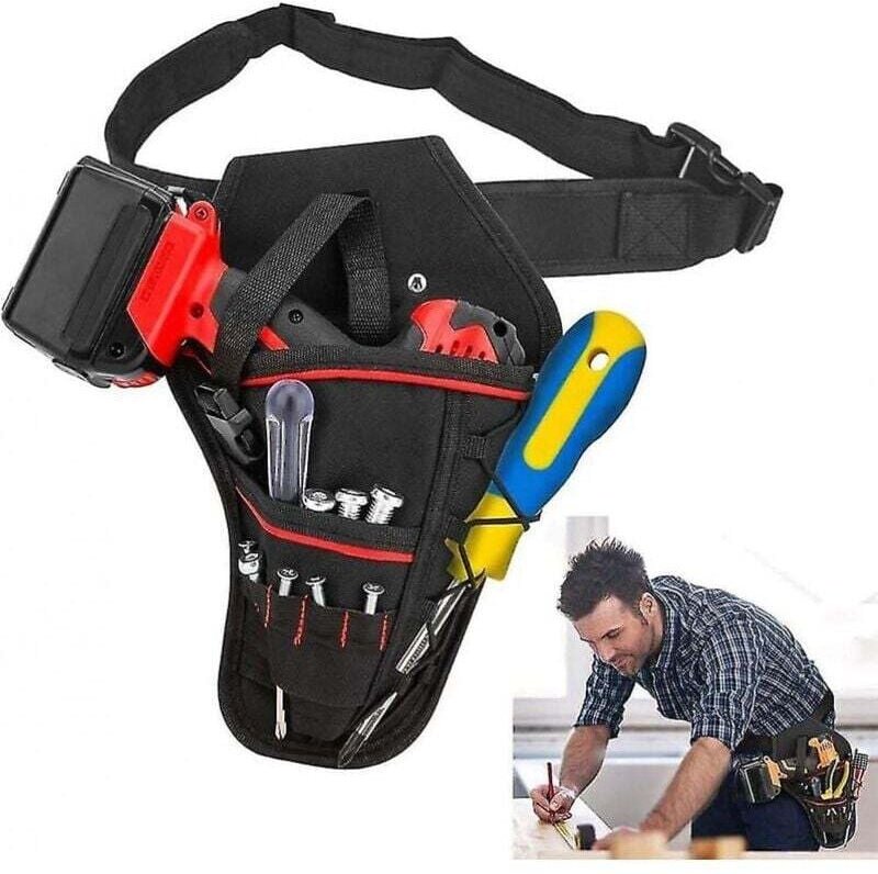 Robuster Werkzeugkoffer, ideal für Bohrmaschinen, Werkzeuggürtel, Elektriker-Hüfttaschen, Hängewerkzeugtaschen und Organ...