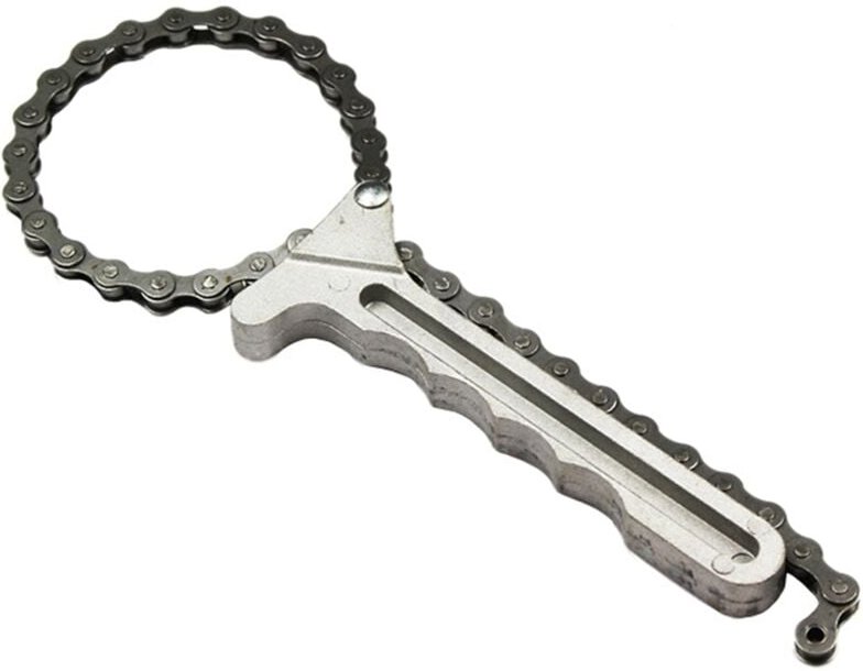 Verstellbarer Kettenschlüssel für Motorölfilter Von Kraftfahrzeugen für Aus- und Einbau Wichtiger Ölfilter. Autoreparatu...