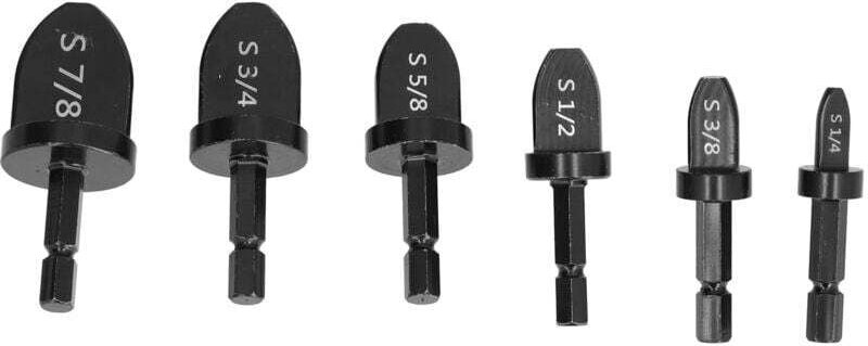 Set mit 6 flexiblen Kupferrohraufweitern, Bördelwerkzeug, Sechskantgriff, Klimaanlagen-Crimpbit-Set, Reibahlen-Zubehör i...