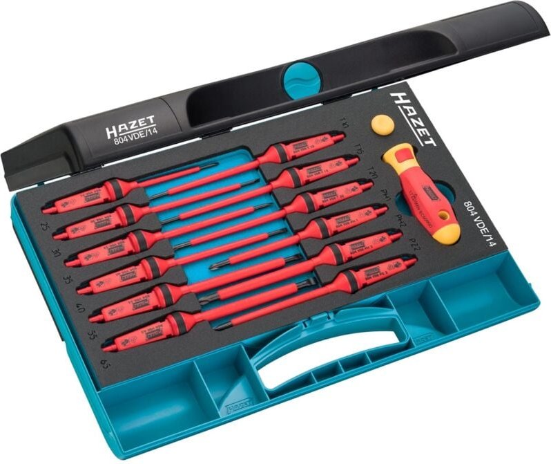 Schraubendreher Satz, schutzisoliert, Pozidriv Profil pz, Kreuzschlitz Profil ph, Innen-Sechskant Profil, Schlitz Profil...