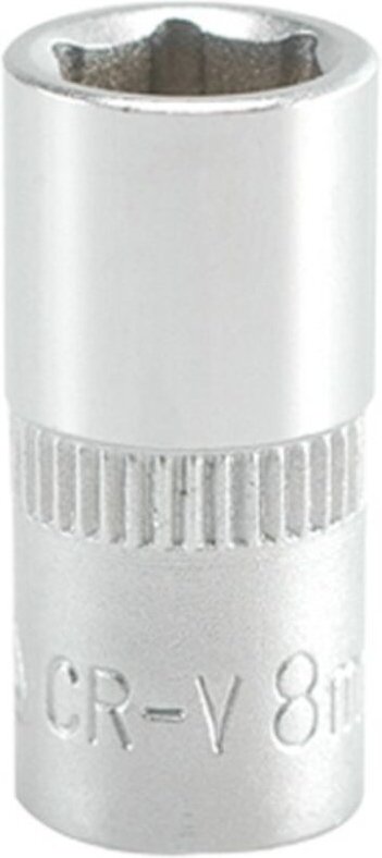 Kurzer Steckschlüssel 6-Kant Crv 1/4'' 10mm - Yt-1409