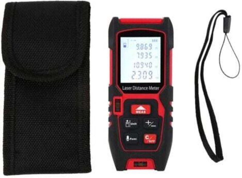 Tragbarer Laser-Entfernungsmesser, Infrarot-Entfernungsmesser Tragbarer Höhenmesser Hochpräzise tragbare Laser-Innenmess...