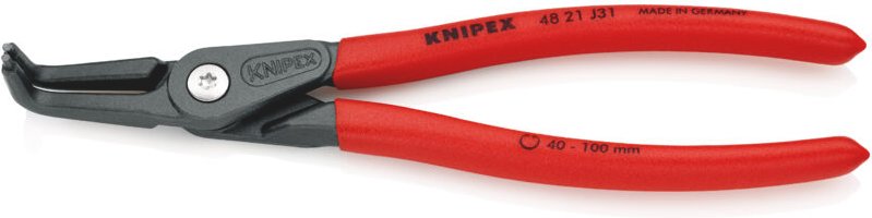Präzision-Sicherungsringzange für Innenringe 210 mm, 48 21 J31 - Knipex