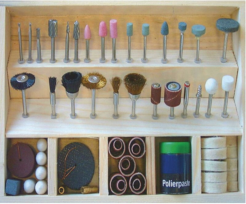 Holzstar Werkzeug-Set 103-teilig im Holzkoffer, 5912504