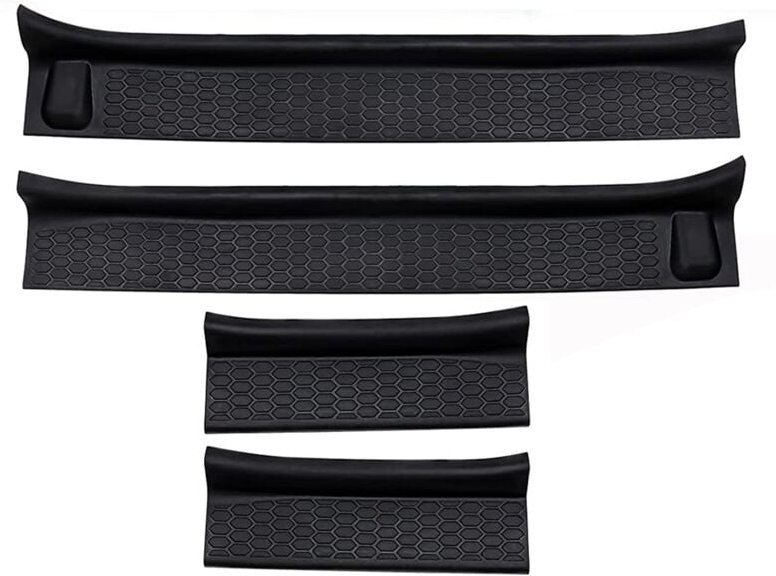 Einstiegsleisten für 2018-2022 JL & 2020-2022 JT ZubehöR, Schwarz