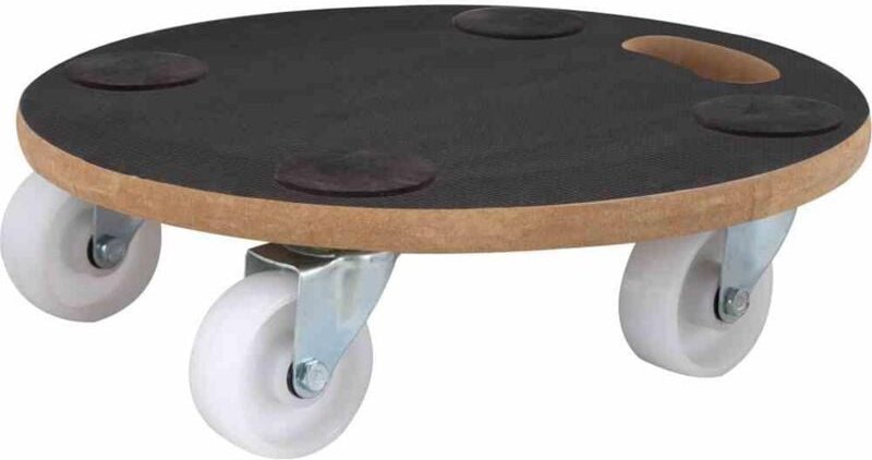 Transportroller, Ø 38 cm, braun Tragkraft: 200 kg