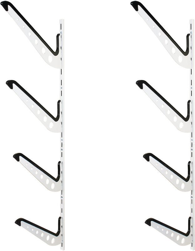 4-fach Universal Halterung mit 25 kg Traglast pro Ebene, Halterung für Surfbrett, Snowboard, Skier und mehr, gepolsterte...