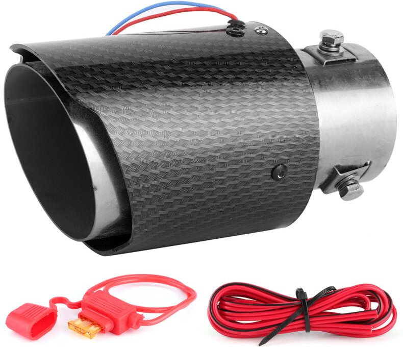 LED-Auspuffblende, Auspuffrohr und Dichtung, Auspuffrohr-Endrohr, Schalldämpfer, LED-Blende, Auto-Ersatzteil, Einlass 63...