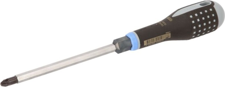 Bahco ERGO Schraubendreher für Pozidriv-Schrauben mit Ansatz und Gummigriff, PZ4 x 200 mm