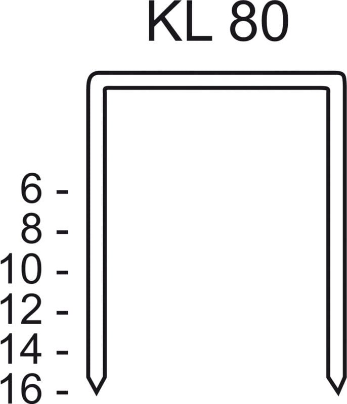 Heftklammer kl 80/08 CNK/3000 DGKC420004