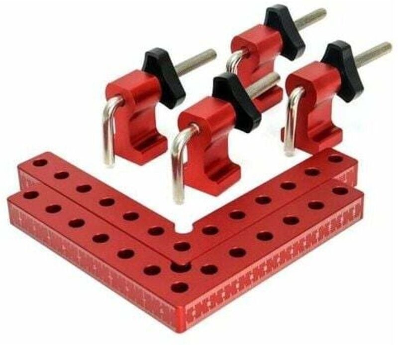 90-Grad-Eckbefestigungsklemmen – Positionierungswinkel – Holzbearbeitungs-Klemmwerkzeug – für Bilderrahmen-Schrankschubl...