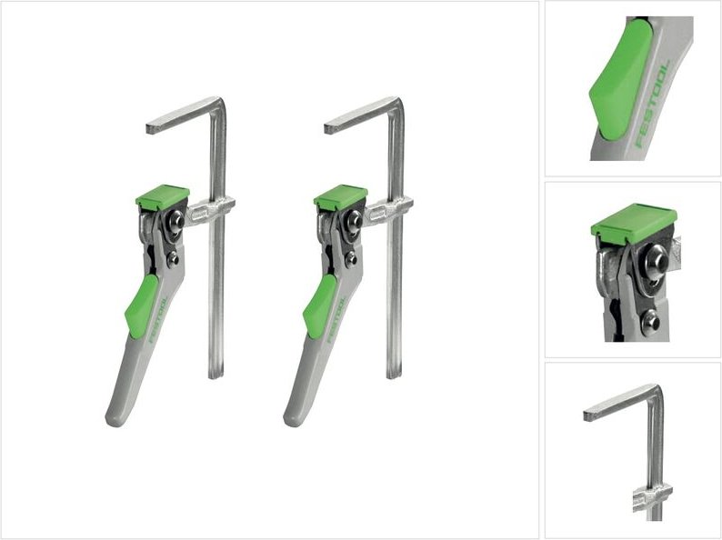 Hebelzwingen Set 2x fs-hz 160 ( 2x 491594 ) für FS/2 Führungsschiene - Festool