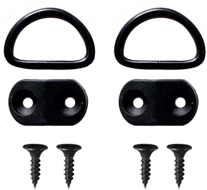 Zurrösen, 10 Stück, Haken für Kofferraumnetze, Sicherungsringe, Zurrösen zur Ladungssicherung in Booten, Autos und Campi...